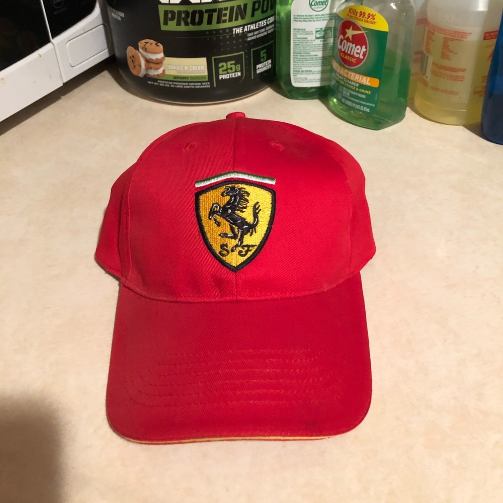 Ferrari hat awesome hundred percent cotton